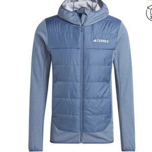 adidas Terrex Multi Hybrid Blue Steel Jacket Size Medium